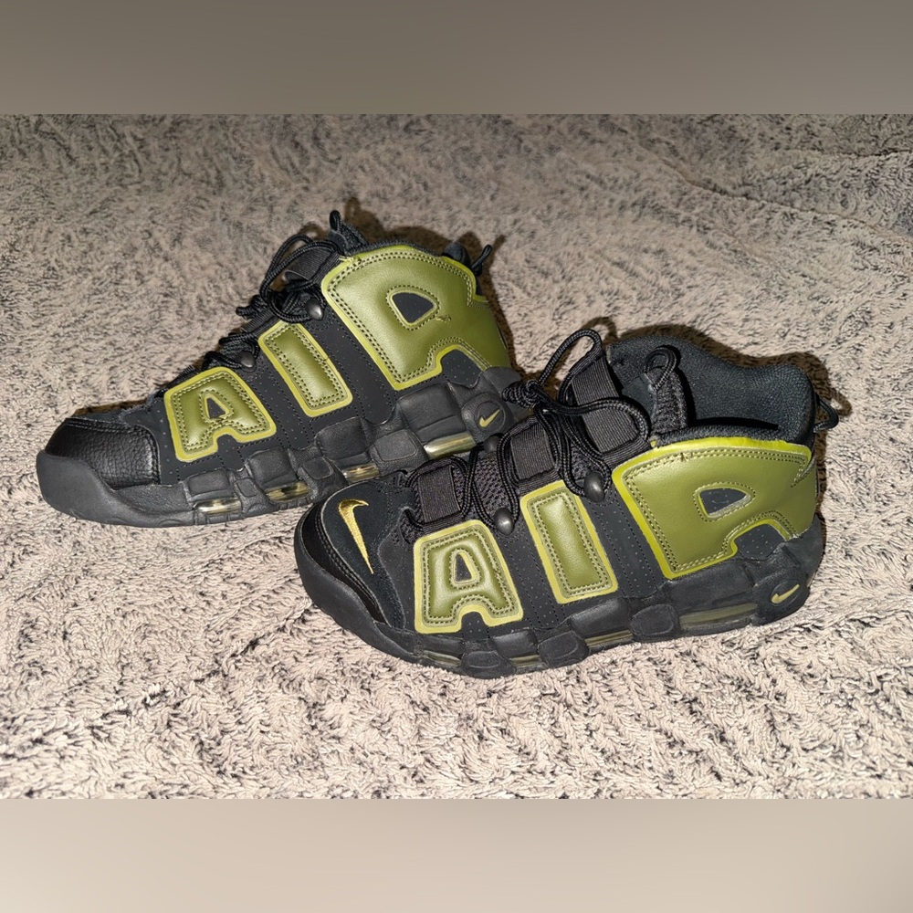 Nike Air More Uptempo '96 8.5 Men’s Male Black / Rough Green DH8011-001